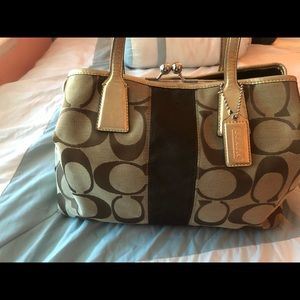 Coach signature tote